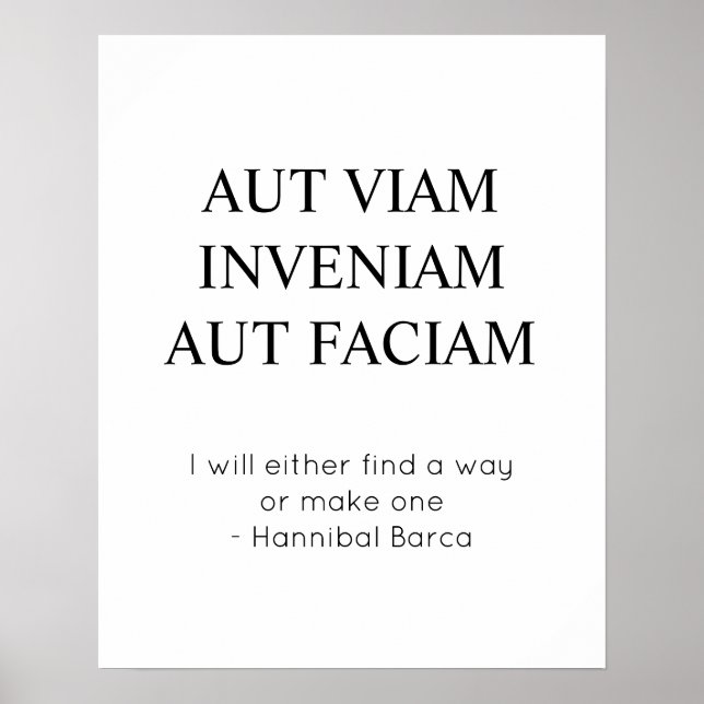 Hitta ett sätt att göra en latinsk offert poster (Framsidan)