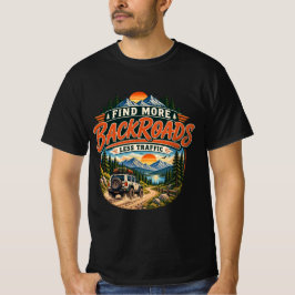Hitta fler landsvägar Mindre trafik Vintage T Shirt