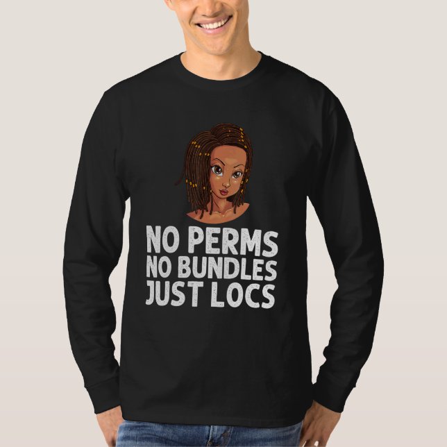 Hitta För manar kvinnor Dreadlock Braid Afro Hairs T Shirt (Framsida)