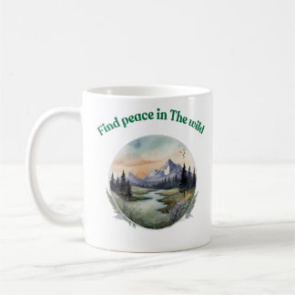 Hitta fred i Nature Mugg - Scenia Forest & Mountai