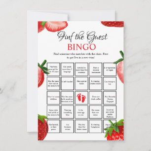 Hitta gäst Baby shower bingo spelkort Inbjudningar