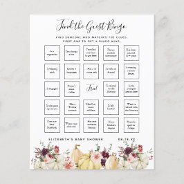 Hitta Gästbingo | Baby Shower-spel