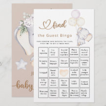 Hitta gästflickans elefant- och blomspel