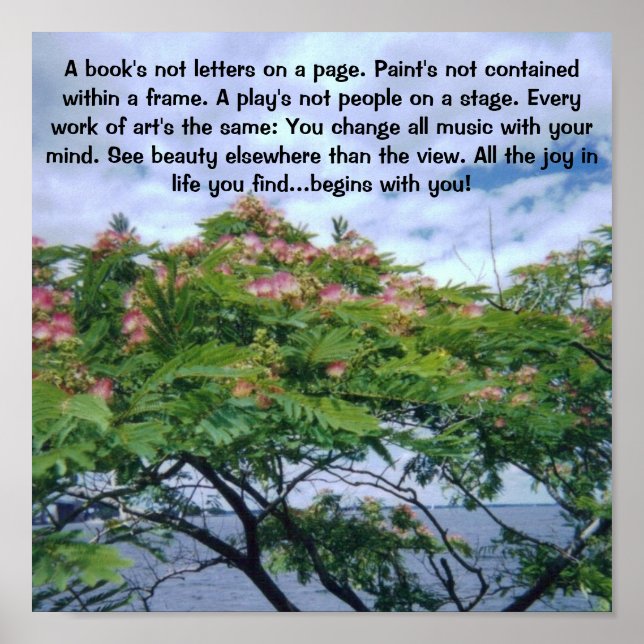 Hitta glädjen i livet! poster (Framsidan)