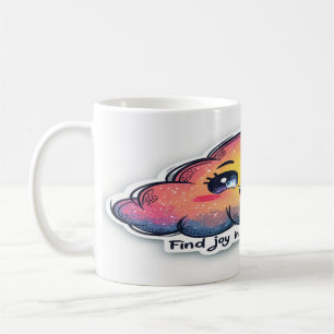 Hitta glädjen i varje storm - inspiration kaffemugg