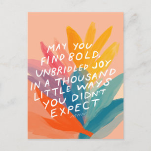 Hitta glädjen - Uppmuntra vykort