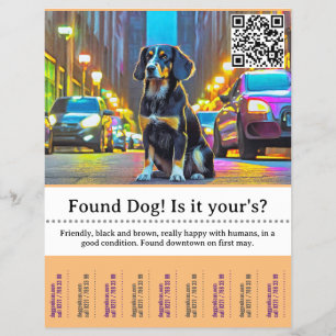Hitta Hund Mall Avrivningsbar  Reklamblad