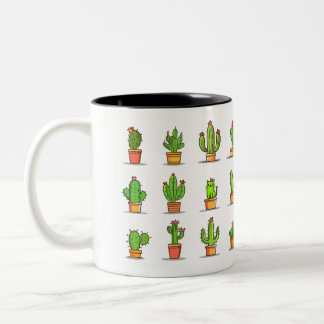 Hitta Impawster-, katt- och cacti-lustig design mu Två-Tonad Mugg