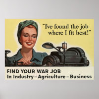Hitta jobbet Krig ~ Vintage Världskrig 2.
