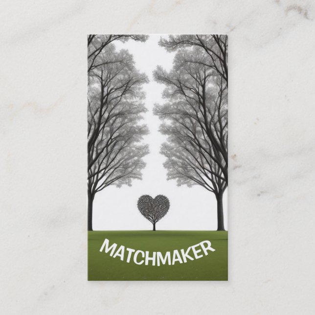 Hitta Kärlek Matchmaker Visitkort (Framsida)
