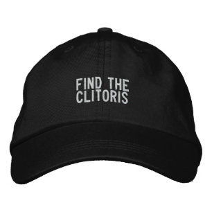 Hitta klitoris broderad keps