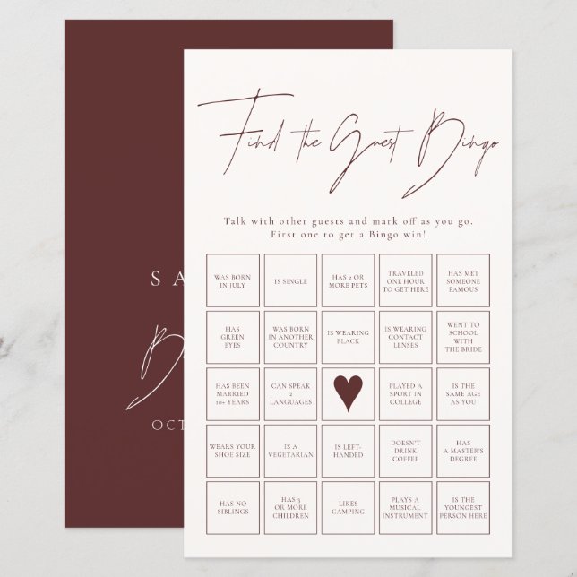 Hitta matchen för gästbloggen Bingo Burgundy-Möhip (Fram/baksida)