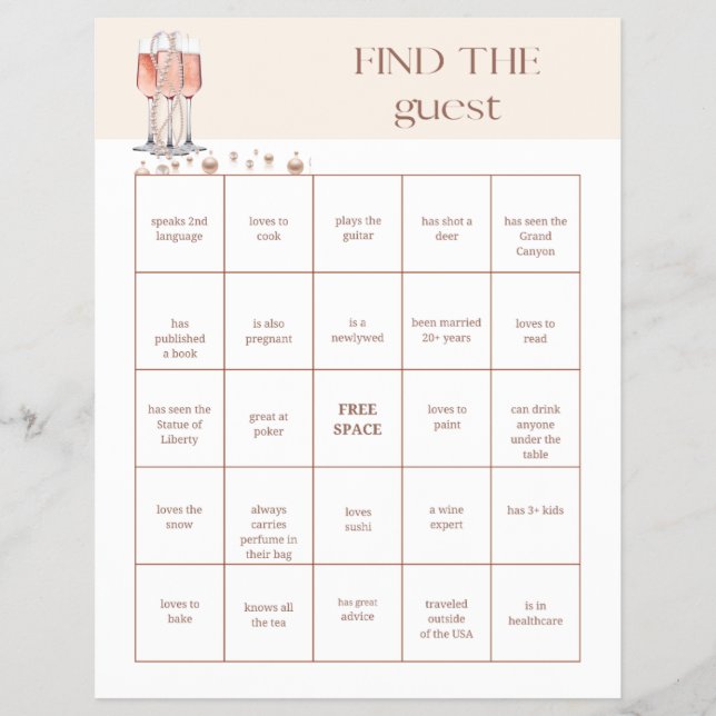 Hitta matchen för gästMöhippan Reklamblad (Framsidan)