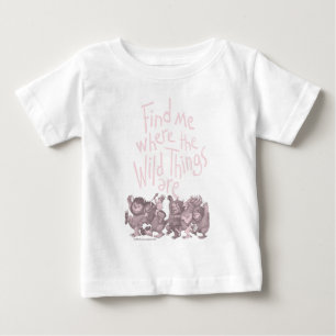 Hitta mig där vilda varelser finns t shirt