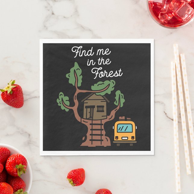 Hitta mig i skogen pappersservett (Skapare uppladdad)