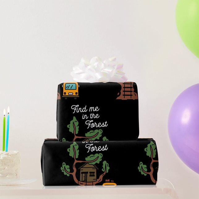 Hitta mig i skogen presentpapper (Skapare uppladdad)