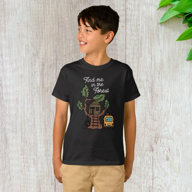 Hitta mig i skogen t shirt (Skapare uppladdad)