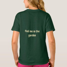 Hitta Mig I Trädgården Blommig Bihjort Skoggrön Tr T Shirt