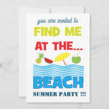 Hitta mig på Beach Summer Party
