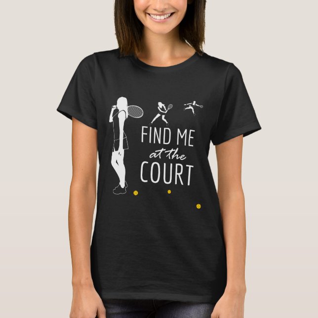 Hitta mig på eleganten. t-shirt (Framsida)