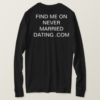 hitta mig på never married dating .com t shirt