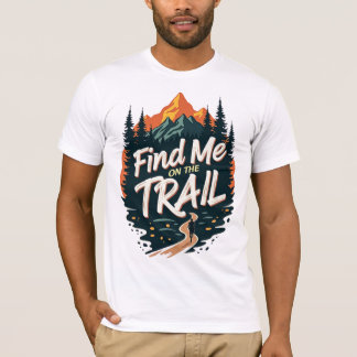 Hitta mig på spåret (spåret rinner) t shirt