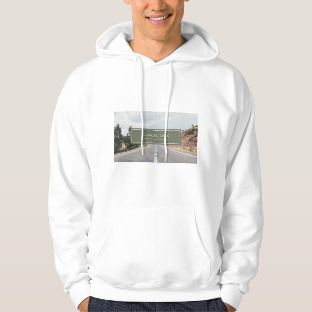 Hitta mig på YouTube och Facebook-Logotypen Hoodie (Framsida)