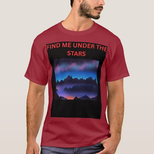 HITTA MIG UNDER STJÄRNORNA T SHIRT (Framsida)