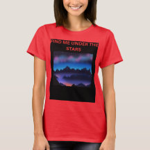 Hitta mig under stjärnornas galax T-shirt
