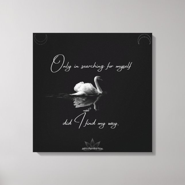 Hitta min väg canvastryck (Framsida)