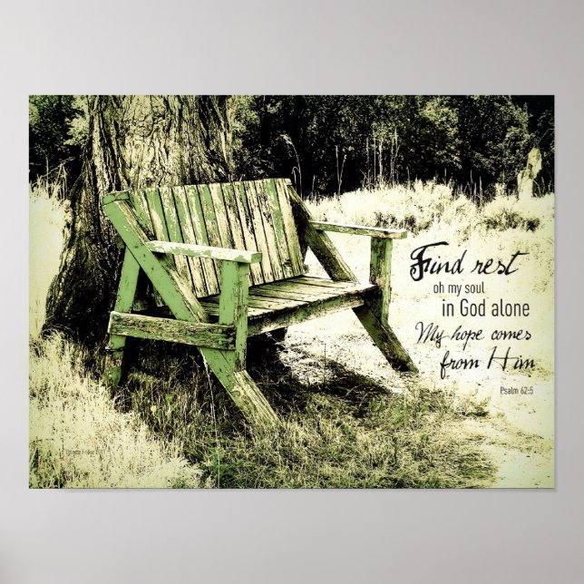 Hitta min vilsta sjö (Weasted Bench) Poster 15 x 1 (Framsidan)