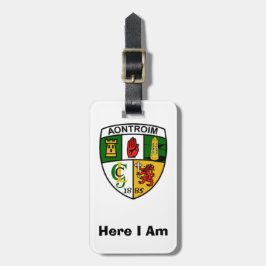 Hitta mitt bagage Personlig Antrim County ID-märke Bagagebricka