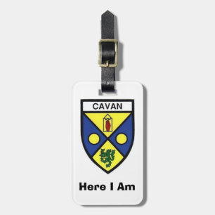 Hitta mitt bagage Personlig Cavan County ID-märke. Bagagebricka