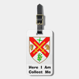 Hitta mitt bagage Personlig Kildare County ID-märk Bagagebricka