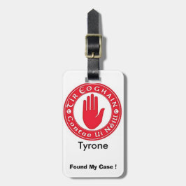 Hitta mitt bagage Personlig Tyrone County ID-märke Bagagebricka