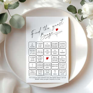 Hitta möhippan för gästbingo-Elegantens skript