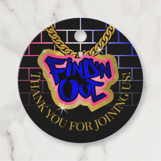 Hitta "N Out Gender Reveal"! Gåvor Etiketter