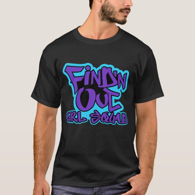 Hitta "N Out Gender Reveal"! T Shirt (Framsida)