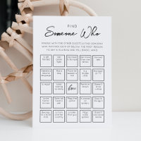 Hitta någon som Guests Bingo-spelkort