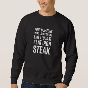 Hitta nån som ser ut som om jag tittar på Flat Lång Ärmad Tröja