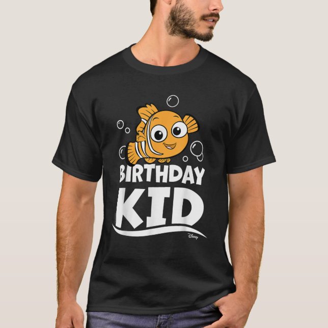 Hitta Nemo Birthday Kid T Shirt (Framsida)
