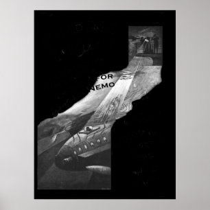 Hitta Nemo Jules Vernes New Steampunk Bok Poster