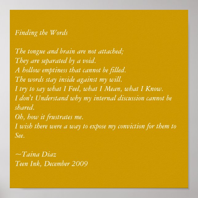 Hitta Ord Poster (Framsidan)