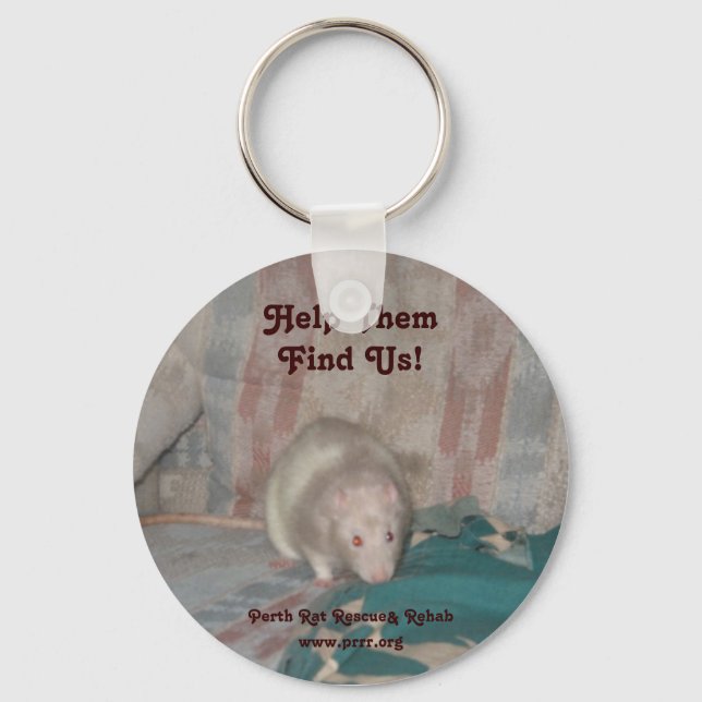 Hitta oss nyckelring (Framsida)