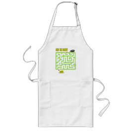 Hitta osteamet Maze Game Apron Långt Förkläde