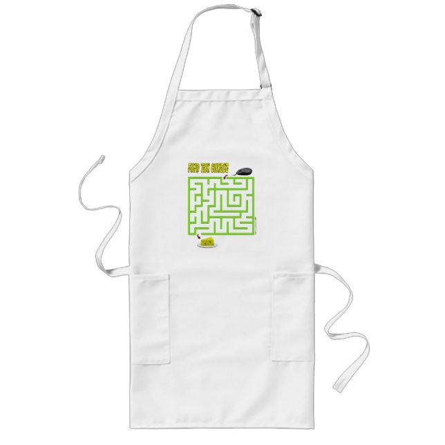 Hitta osteamet Maze Game Apron Långt Förkläde (Framsidan)