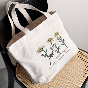 Hitta skönhet i Daisyn Small Sak Wildblomma Jumbo Tygkasse