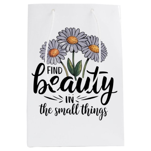 Hitta skönhet i det lilla saken (Framsidan)
