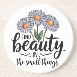 Hitta skönhet i det lilla saken underlägg