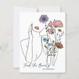 Hitta Skönheten I Vardaglig Inspirerande Citat Vykort